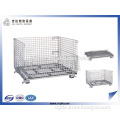 high-quality steel wire container metal storage cage